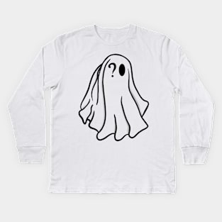 Questionable Ghost Kids Long Sleeve T-Shirt